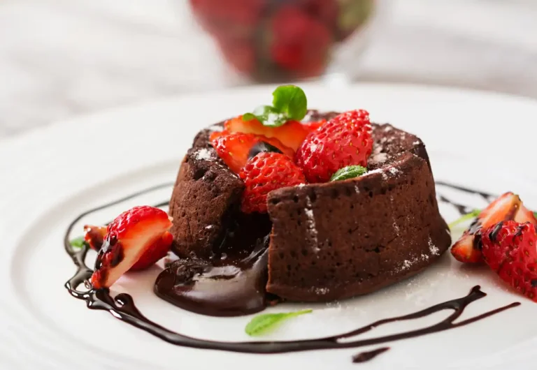 gâteau au chocolat au cœur fondant