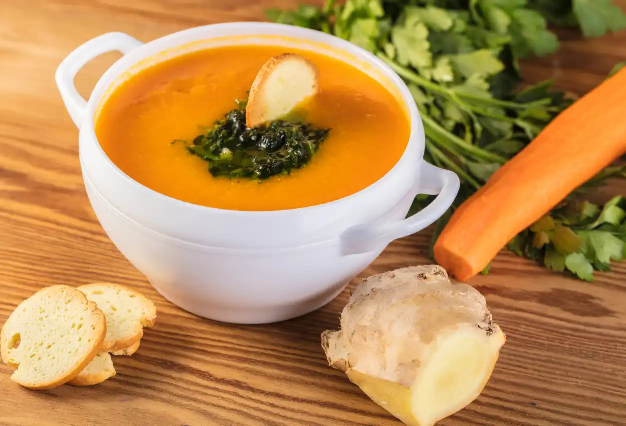 Potage aux carottes maison