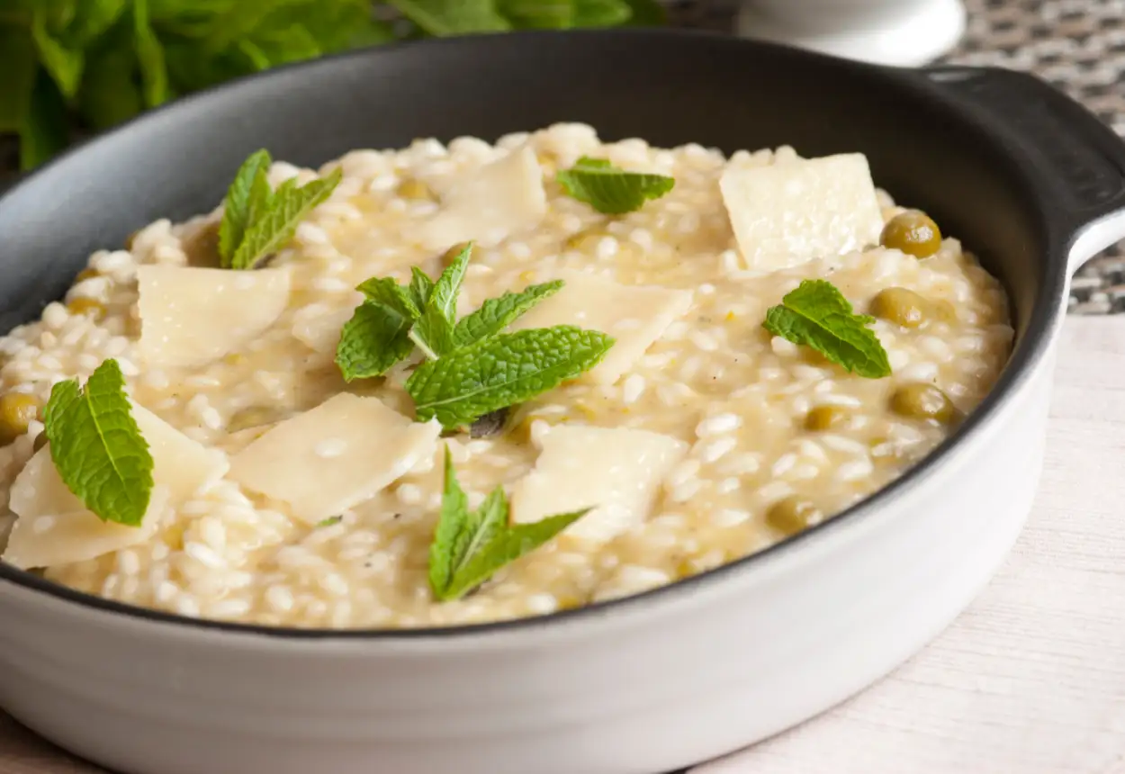 Recette de Risotto aux Petits Pois au Cookeo