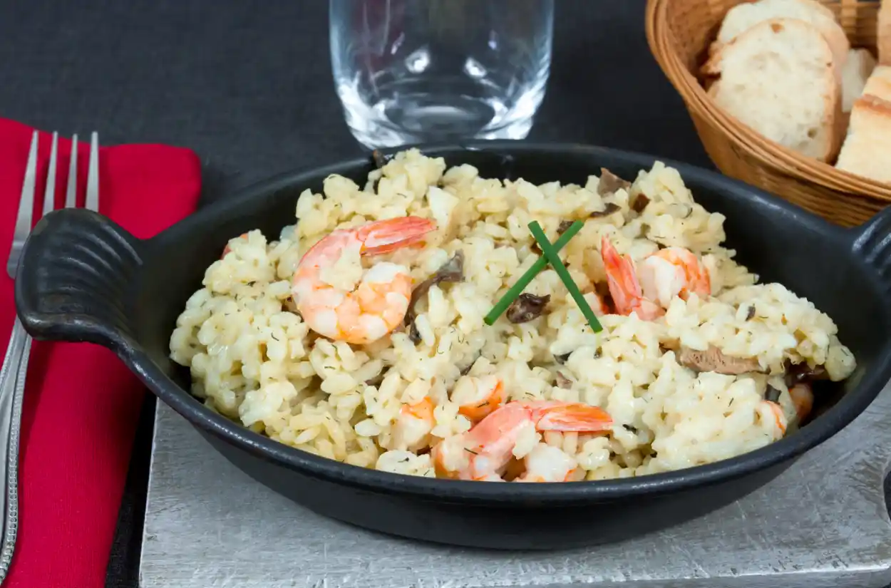 Risotto aux crevettes au Cookeo
