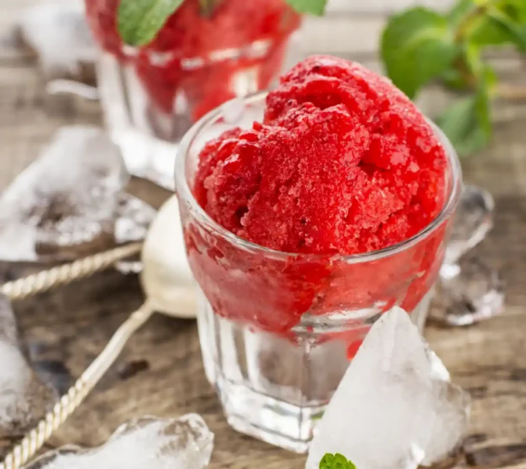 Sorbet aux Fraises