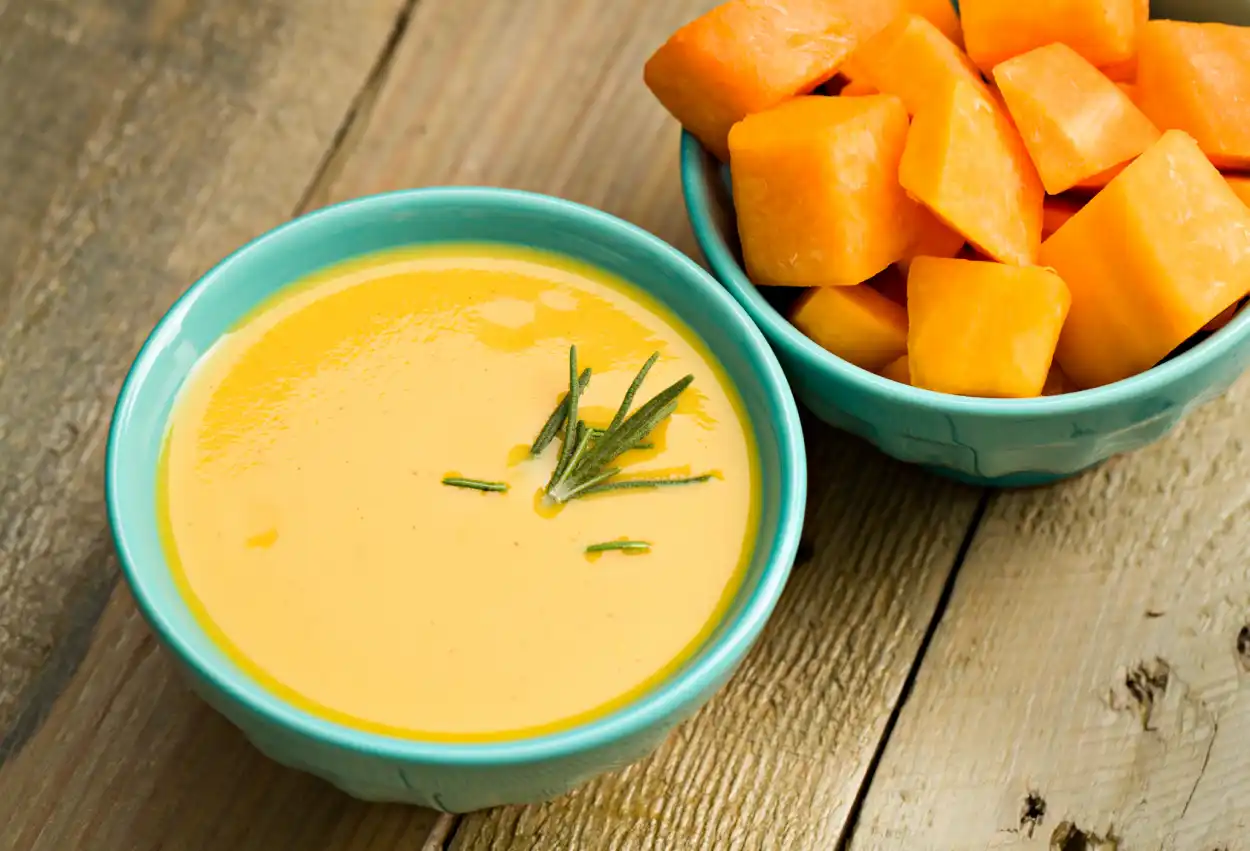 soupe crémeuse au butternut