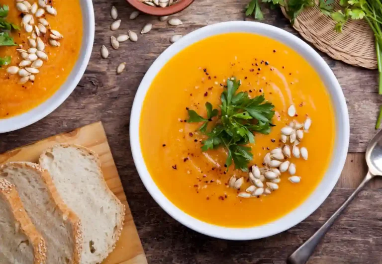Soupe de courge butternut