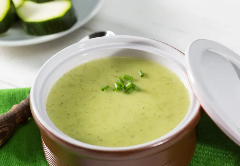 Soupe de courgettes