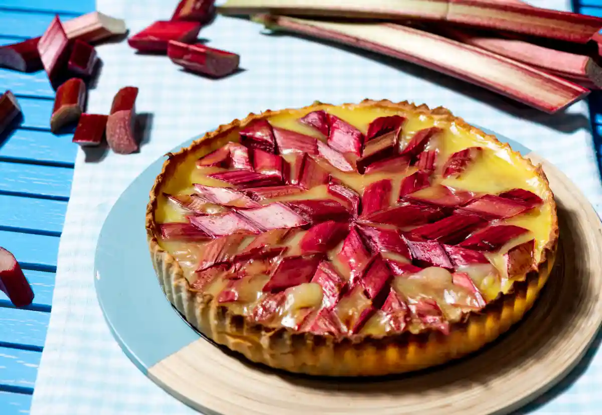 tarte à la rhubarbe
