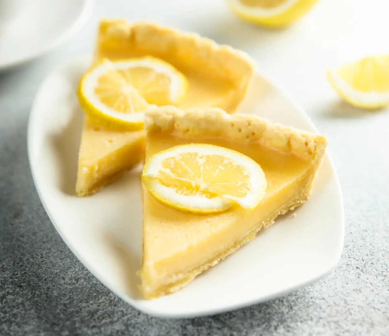 Tarte au citron fondante et acidulée