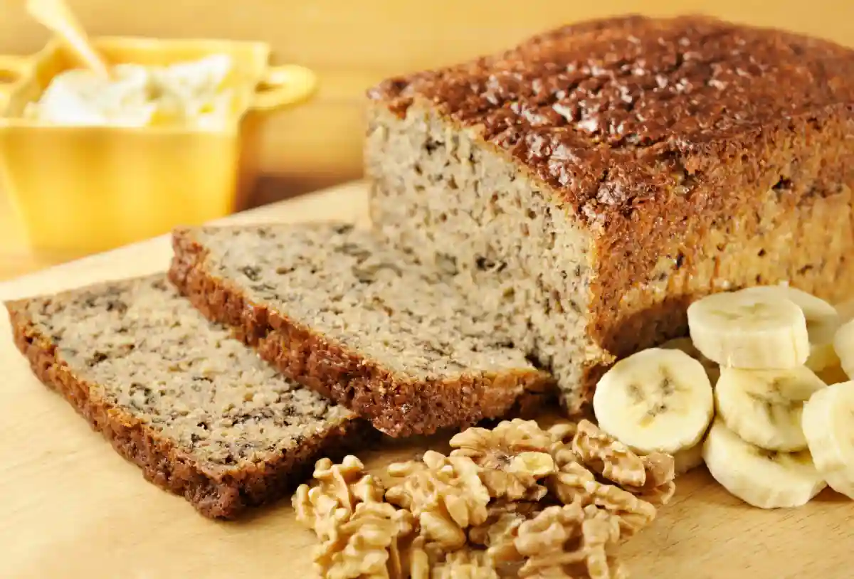 cake à la banane et aux noix
