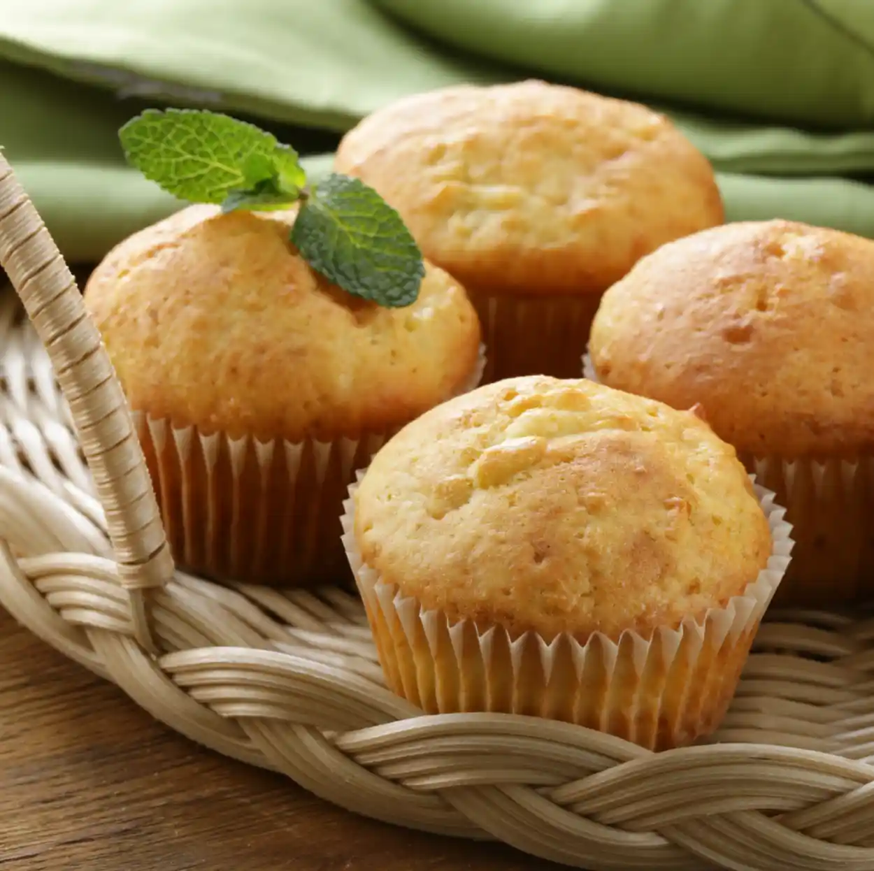 muffins à la vanille