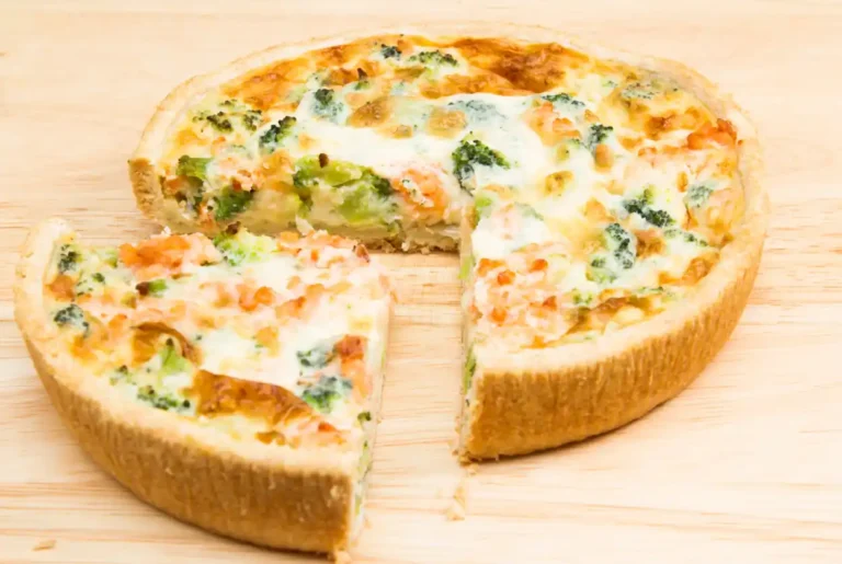 quiche au saumon et brocoli